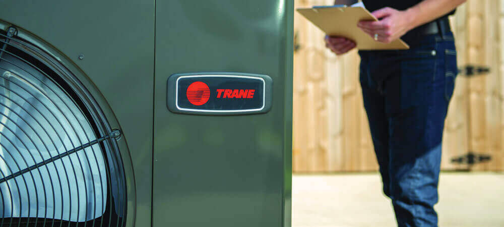 trane heating and cooling unit